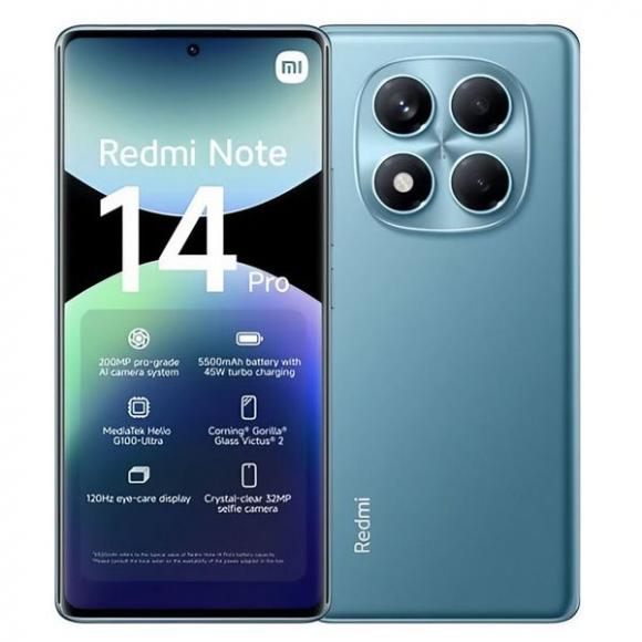 Смартфон Xiaomi Redmi Note 14 Pro 4G 8/256Gb Ocean Blue