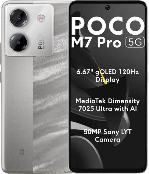 Смартфон Xiaomi Poco M7 Pro 5G 12/512Gb Lunar Dust